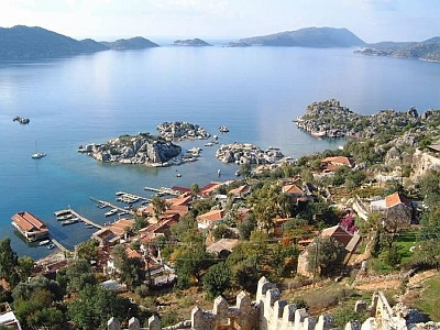 Kekova from the Castle